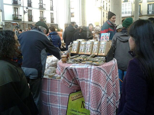 Visita al mercado extraordinario de Navidad de Ordizia Visita al mercado extraordinario de Navidad de Ordizia