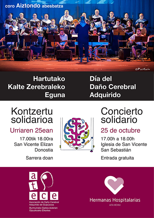 Concierto solidario para conmemorar el Día del Daño Cerebral Adquirido Concierto solidario para conmemorar el Día del Daño Cerebral Adquirido