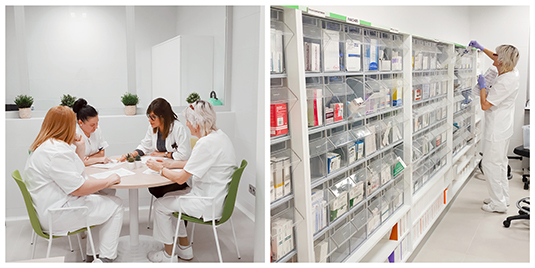 Utilizamos un sistema personalizado de dosificación (SPD) de medicamentos Utilizamos un sistema personalizado de dosificación (SPD) de medicamentos