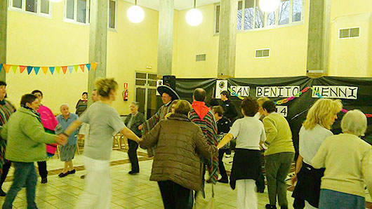 San Benito Menniren jaiotzaren urteurrena ospatzeko ekitaldiak Rancheras