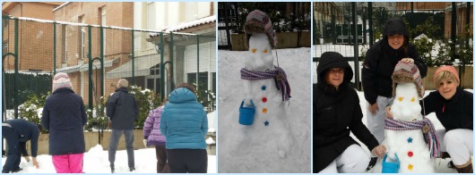 Actividades lúdicas en la nieve como parte de la terapia y la rehabilitación Nieve en el HAM