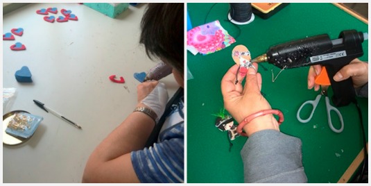 Un toque solidario en el taller industrial