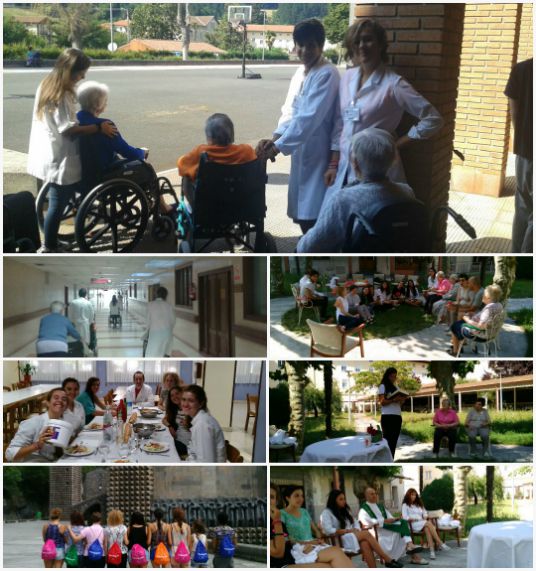 Zortzi gaztek boluntariotza ospitalarioa bizi izan dute Aita Mennin Verano voluntario