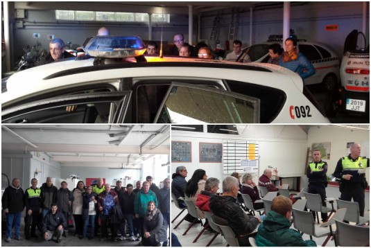 Visita del CRPS Anzaran a la Policía Municipal de Irún