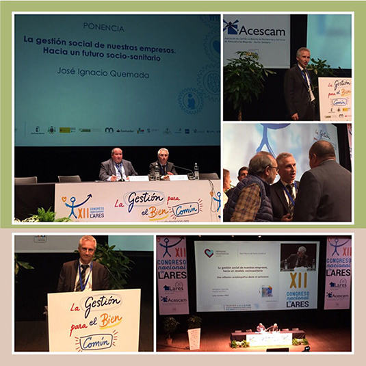 Hablamos de gestión social en el XII Congreso Nacional Lares, que aglutina a las residencias la atención a la dependencia