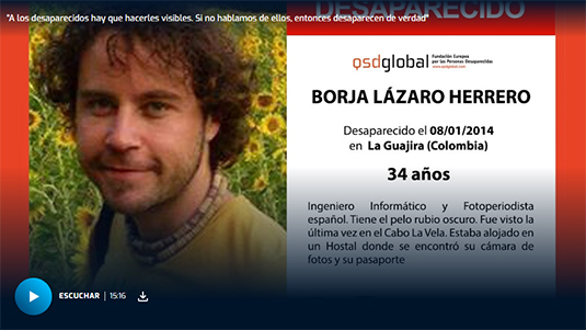 Alfonso Sáez de Ibarra: Los duelos en las desapariciones son mucho más complicados Alfonso Sáez de Ibarra: Los duelos en las desapariciones son mucho más complicados