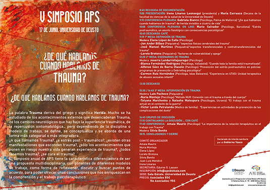 Zertaz ari gara traumaz hitz egiten dugunean?