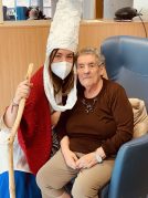 Visita de Olentzero y Mari Domingi