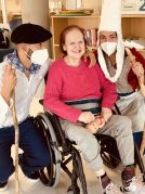 Visita de Olentzero y Mari Domingi