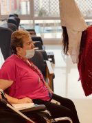Visita de Olentzero y Mari Domingi