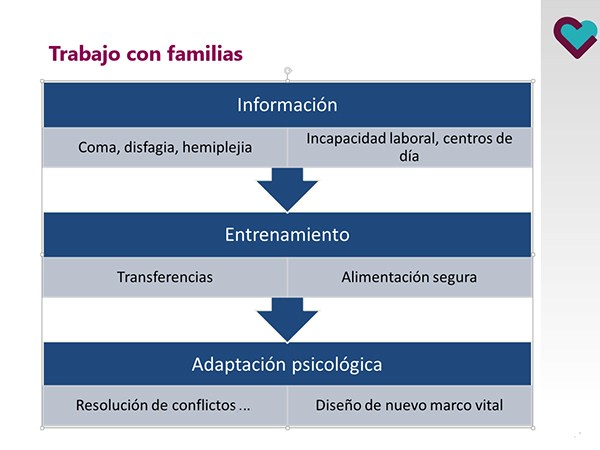 Iktusari lotutako arazo emozionalak eta jokabidekoak Proceso de trabajo con familias en daño cerebral adquirido