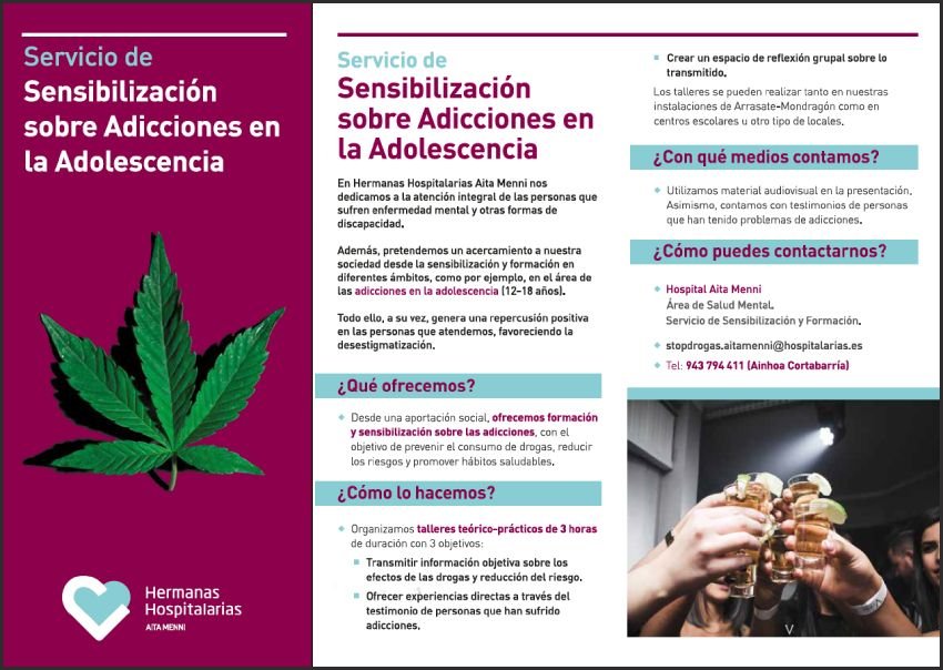 Vuelven nuestras jornadas de prevención del consumo de drogas