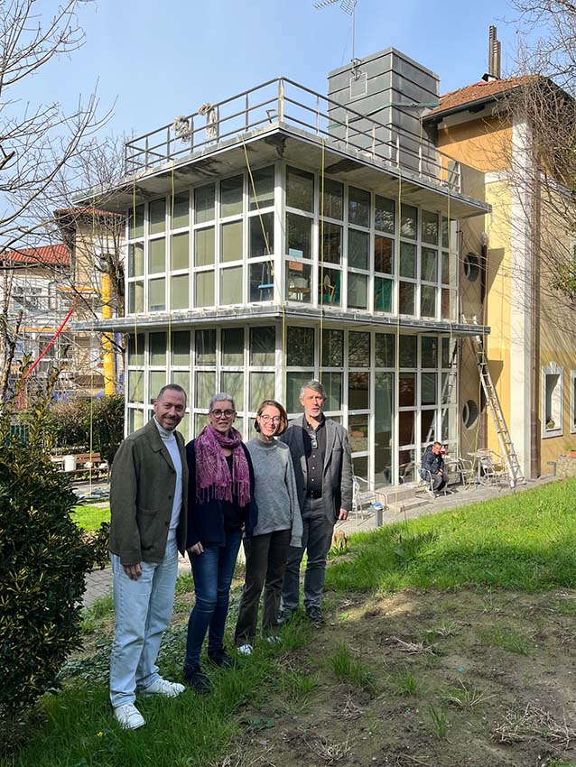 Ahizpa Ospitalarioen asistentzia eta hezkuntza zuzendari berriak Aita Menniren zentroen sarea bisitatu du